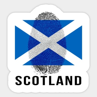 Scotland Flag DNA Sticker
